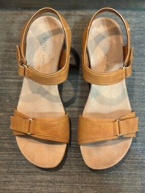 Vionic Adelaide Ankle Strap Wedge Sandals